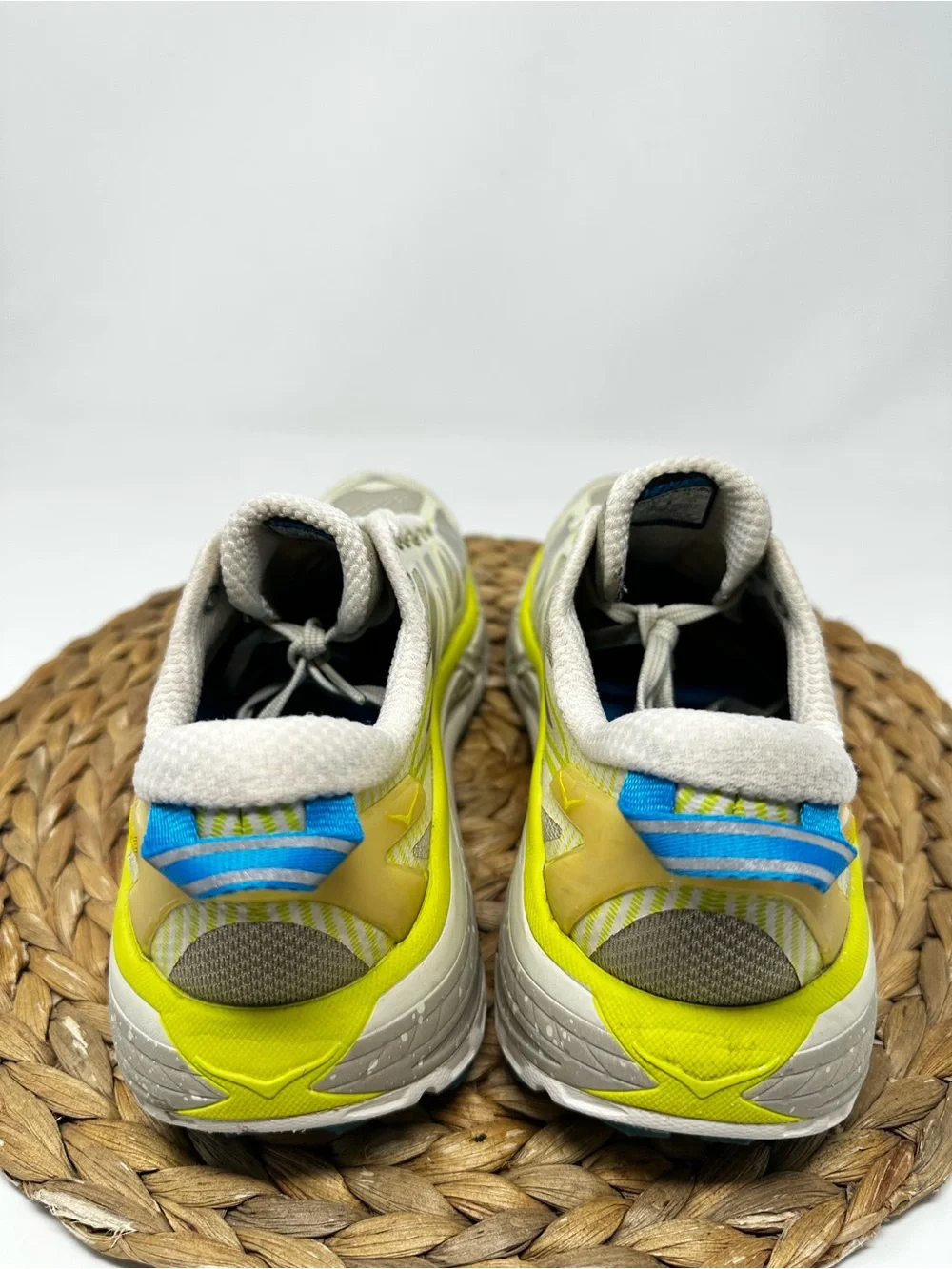 HOKA ONE Mafate Speed 2 Trail Running Shoes Eggnog Oxford Tan Size 6.5 Women's